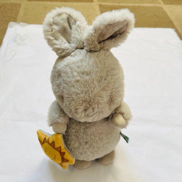 Bunnies by the Bay Gray Rabbit Plush Cricket Island Bloom Bunny 7" Toy Sun Star - Picture 12 of 15